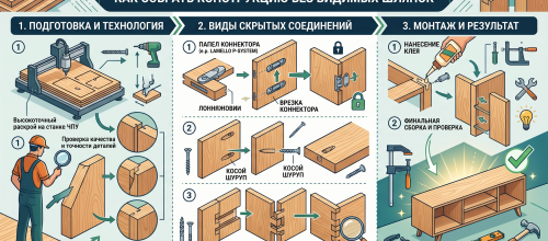 Скрытый крепеж для фанерной мебели: как собрать конструкцию без видимых шляпок